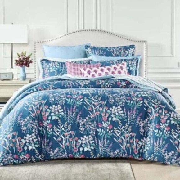 Sky Midnight Meadow Duvet Cover, Full/Queen - Picture 1 of 1